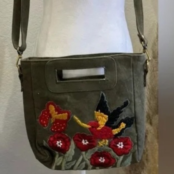 RAJ LA Tropical Olive Crossbody NWT - Picture 1 of 5